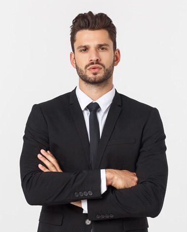 business concept portrait handsome business man